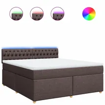 vidaXL Boxspringbett 180 x 200 cm Braun