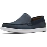 CLARKS Herren Bratton Loafer, Navy Nubuck, 42.5 EU