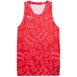 PUMA teamJAWS Graphic Basketballtrikot Herren 03 - for all time red S