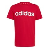 Adidas Unisex Kinder T-Shirt (Short Sleeve) U Lin Tee, Better Scarlet/White, IC9970, 140