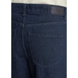 Marc O'Polo Weite Jeans MARC O'POLO DENIM "aus Bio-Baumwolle ohne Stretch", Damen, Gr. 29, Länge 30, blau (dunkelblau), Obermaterial: 100% Baumwolle, unifarben, normal, Jeans