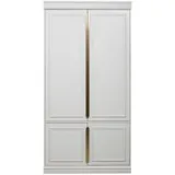Woood Organize Garderobenschrank 110 cm x 44 cm x 215 cm grau