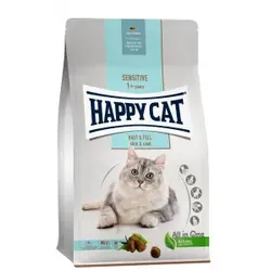 Happy Cat Adult Sensitive Haut & Fell Katzenfutter 2 x 4 kg