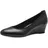 TAMARIS Damen Pumps mit Keilabsatz Leder, schwarz, 36 EU