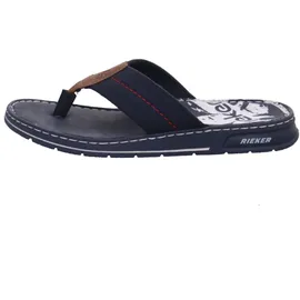 Rieker Herren 21280 Flipflop, Blau, 41 EU