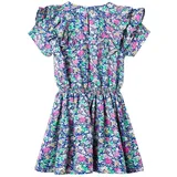 vidaXL Kinderkleid mit Rüschenärmeln Kobaltblau 104
