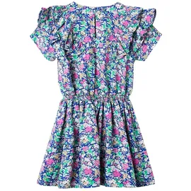 vidaXL Kinderkleid mit Rüschenärmeln Kobaltblau 104