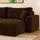 Inter Ecksofa Austin 244x145 cm Cord Braun Poso 06