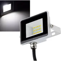 ChiliTec Außenstrahler LED 10 W IP65 mit Bewegungsmelder 864 lm weiß