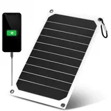 Jadeshay Solar Ladegerät, 10W 5V Solarpanel USB Solar Power Bank IP64 Wasserdichtes Handy-Solarladegeräte für Camping Outdoor