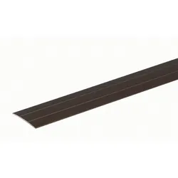 Alberts Übergangsprofil, Aluminium, verschiedene Farben, selbstklebend, flach, Länge 90 cm