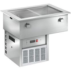 Kalte ausstellung für eis drop-in 4 ch mit gruppe - 820x610x650 mm - 720 W 230/1V - 111016HC Eurast