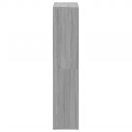 vidaXL Bücherregal Raumteiler 69,5 x 29 x 137,5 cm Grau