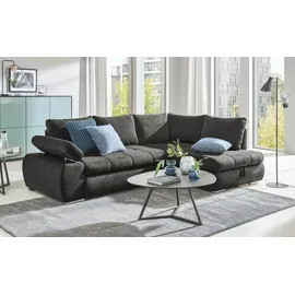 Switch Eckcouch Flachgewebe 3-Sitzer Blau