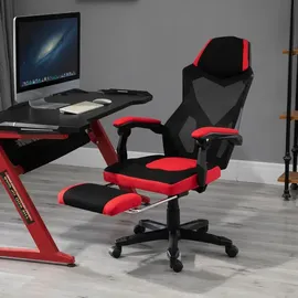 Vinsetto Gaming-Stuhl Schwarz/Rot Universal