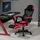 Vinsetto Gaming-Stuhl Schwarz/Rot Universal