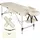 Tectake tectake® 2 Zonen Massageliege-Set, Breite 61 cm, Polsterung 4 cm, mit Aluminiumgestell, 210 x 95 x 89 cm