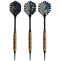 Best Sporting Best-Sporting Dartpfeile Fortune, Set, mit Kunststoffspitze, 18g, mit Zubehör, 3 Stück