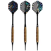 Best Sporting Best-Sporting Dartpfeile Fortune, Set, mit Kunststoffspitze, 18g, mit Zubehör, 3 Stück