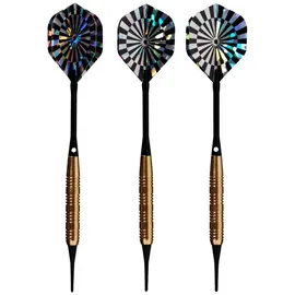 Best Sporting Best-Sporting Dartpfeile Fortune, Set, mit Kunststoffspitze, 18g, mit Zubehör, 3 Stück