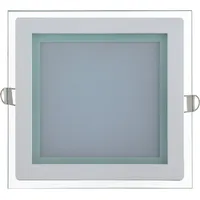 V-Tac LED Panel mit Glas Rahmen Einbaustrahler Deckenleuchte Einbauleuchte