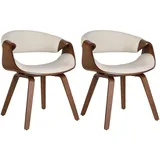 CLP Stuhl, Creme, Eiche, Textil, 62x76x52 cm, Esszimmer, Stühle, Esszimmerstühle, Vierfußstühle