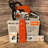 NEU STIHL MS 231 Kettensäge Motorsäge mit 40 cm 1x Schwert 3x Ketten wow Angebot