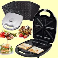 ZN-2000W 3 in 1 Sandwich Waffel Grill  MULTIFUNKTIONSGERÄT SYNTROX