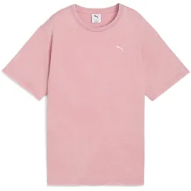 Puma Unisex Elevated Relaxed Wash Tees, Poised Pink, XS EU