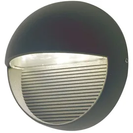 Elstead Lighting Außenleuchte Wandlampe Balkonleuchte LED Alu graphit IP54 Wandlampe Graten Hof