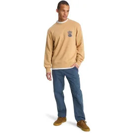 QUIKSILVER Salt Water Graphic Sweatshirt Khaki S