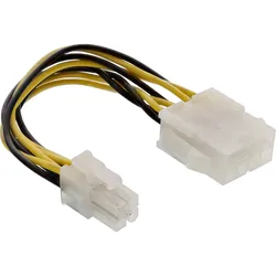 InLine Stromadapter intern - 8pol ATX2.0 Netzteil (EPS) zu 4pol ATX1.3 Mainboard