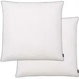 vidaXL Kissen 2 Stk. Daunen-/Federfüllung Leicht 80x80 cm Weiß