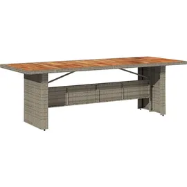 vidaXL Garten-Bistro-Set 11-tlg. Grau