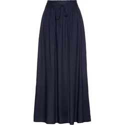 bonprix Viskose Maxirock, blau, 46, Viskose
