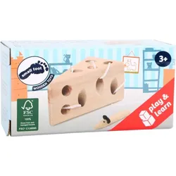 Small Foot Fädelspiel Käse und Maus