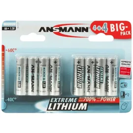 Ansmann Lithium AA - Batterie 8 x AA-Typ - Li
