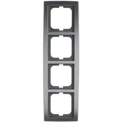 BUSCH JAEGER 2CKA001754A4107, Chrom, Thermoplast, Schraubenlos, Busch-Jaeger, Ma