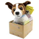 Joy Toy Minnie - adopt me Plüsch Tier Hund 18 cm Mehrfarbig