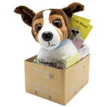 Joy Toy Minnie - adopt me Plüsch Tier Hund 18 cm Mehrfarbig