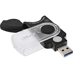 InLine Mobile Card Reader USB 3.0 - für SD/SDHC/SDXC - microSD