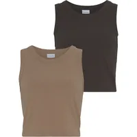 LASCANA Crop-Top Braun 40/42