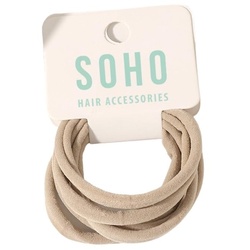 SOHO Alena Haargummis Beige Nude Damen 
