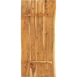 vidaXL Badezimmer-Waschtischplatte Massivholz Akazie 140x52x2,5 cm
