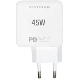 Vivanco Super Fast Power Delivery Dual Home Charger White