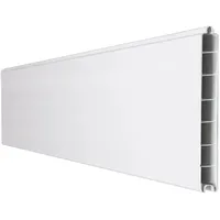 GROJA PVC Steckzaun Sichtschutzzaun 180 x 15 cm Weiß