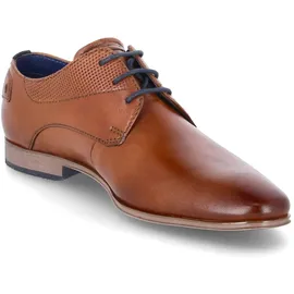 Bugatti Herren Businessschuhe, Männer Business Schnürer,schnürschuhe,Anzugschuhe,Derby schnürung,Office,büro,Freizeit,Cognac (6300),40 EU / 6 UK