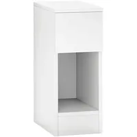 Homcom Nachttisch, Weiß, Holzwerkstoff, 30x50x20 cm, Schlafzimmer, Wohnzimmer, 20