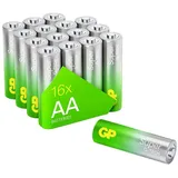 Mignon (AA)-Batterie Alkali-Mangan 1.5 V 16 St.