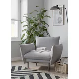OTTO home Cocktailsessel Stine Polyester 96 x 86 x 86 cm Grau
